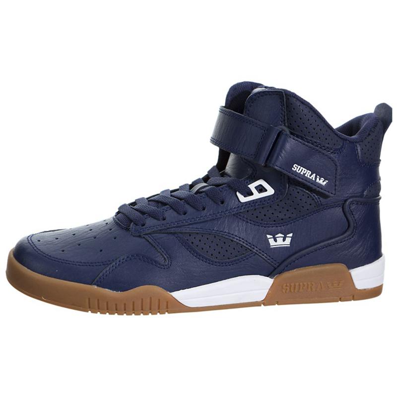 Buty Supra BLEEKER - Sneakersy Wysokie Damskie - Niebieskie (KCGH-54071)